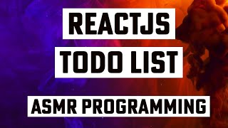 react.js todo list (asmr programming)