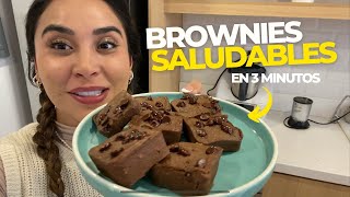 BROWNIES SALUDABLES EN 3 MINUTOS - ROCIOCASFIT