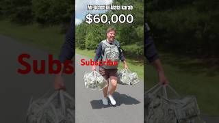 Mr.Beast.....Running With Dollars 💵🤑 @MrBeast #shorts #viral #shortsfeed #youtubesearch #mrbeast