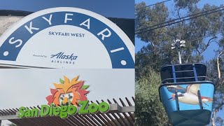 SKYFARI | SAN DIEGO ZOO | beautiful views & a relaxing ride over the park 🌳🌤️