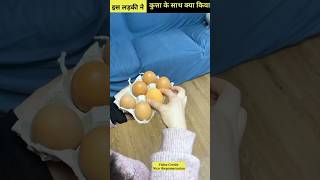 इस लड़की ने अपने कुत्ते को कैसे l amazing facts l facts in hindi l interesting facts l #shortvideo