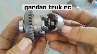 membuat gardan truk rc dari gerigi gerinda