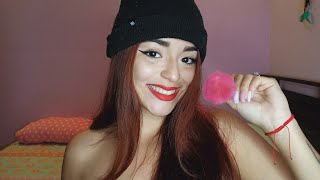 ASMR | Tocando tu carita con brochas💗