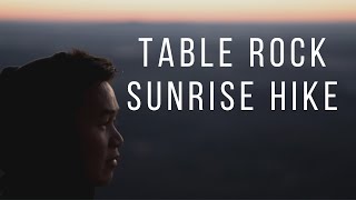 Sunrise hike at Table rock state park  (Cinematic Vlog)