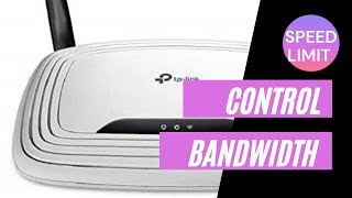 bandwidth control in tp link router | bandwidth control settings | Speed limit for connected device.