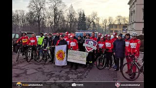 WOŚP Wielkoorkiestrowa Sztafeta Cyklistów Kalisz - Warszawa 2020