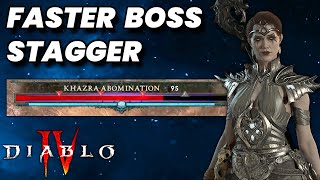 EASILY Stagger Bosses with Sorcerer - Diablo 4