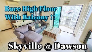 Skyville @ Dawson , Blk 87 Dawson Road For Sale , High Floor , Unblocked Rare Balcony Unit !!