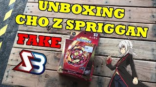 Unboxing Beyblade Burst Turbo Fake  SB/S3 Cho Z Spriggan / Cho z spryzen | BEYBLADE BURST MALAYSIA