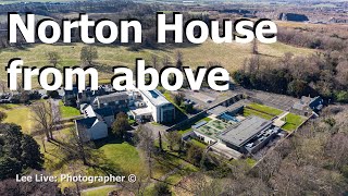 [14] Aerial Drone: Norton House Hotel and Spa - from above