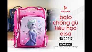 Balo Chống Gù Tiểu Học Cao Cấp Hình Công Chúa Elsa Cho Bé Gái Mã 20217