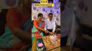 Celebrating 23rd Anniversary ||#Weddinganniversary