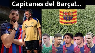 🔵🔴OFICIAL! Los 5 nuevos CAPITANES del Barça! Merecido? Polémica? MI OPINIÓN… 🤔