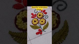 Beautiful embroidery design #shorts #youtubeshorts