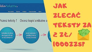 Jak Zlecać Teksty I Płacić Za To Bardzo Mało?