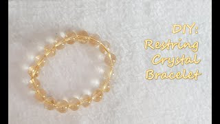 How To Restring bracelet.