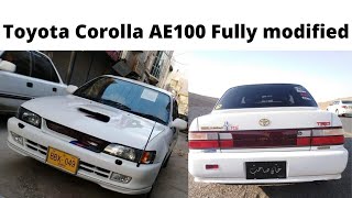 Toyota Corolla 1994 Modified  with OEM Rare Parts.