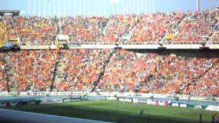 2 minutes avant la fin USAP / TC Toulon . Stade Olympique de Montjuic.