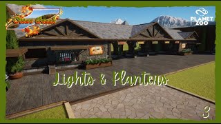 Otter Creek Ep. 3 - Lights & Planters | Planet Zoo Let's Play