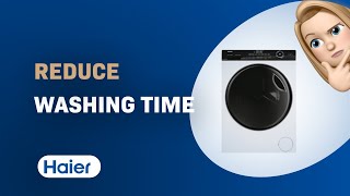 Cómo reducir el tiempo de lavado en tu Haier HW90-B14959U1