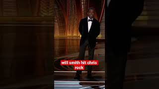 will smith hit chris rock on oscar stage #willsmith #chrisrock #willsmithchriarock #oscar