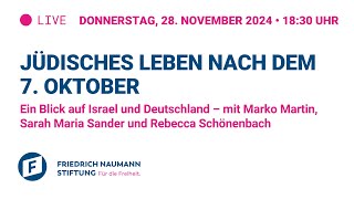 Jüdisches Leben nach dem 7. Oktober