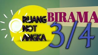 RUANG NOT ANGKA | BIRAMA 3/4