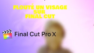 Flouter un visage sur final cut pro X