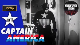 CAPTAIN AMERICA SERIAL Chapter 11 | SUPERHERO movie | CLASSIC MOVIES | Marvel Comics character