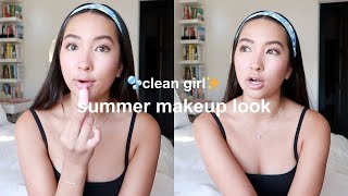 summer glowy makeup routine + chill chat!