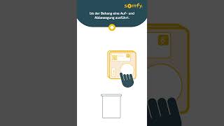 Einlernen eines Hand- oder Wandsenders | Somfy  #smarthome #somfy