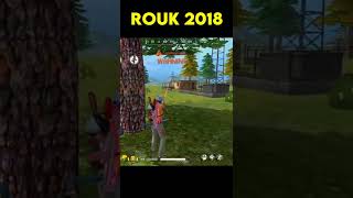 Rouk ff Gameplay 😱 2018 Vs 2022 Free Fire Badges 2 🔥 #short #freefire #roukff