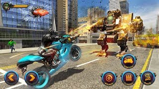 Panther Robot War: Superhero Crime City Battle Game #6 - iOS Gameplay