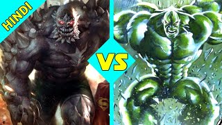 Doomsday Vs Space Punisher Hulk Death Battle [ Explained In Hindi ]