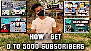 0 से 5000 SUBSCRIBERS का सफर in 30 SEC🥵 | MY JOURNEY | PokeeBoy