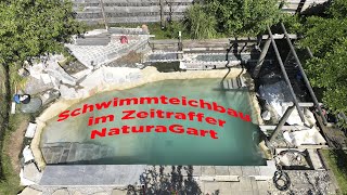 ❌ NaturaGart❌ Schwimmteich selber bauen | Zeitraffer