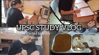 सुबह 11 बजे से रात 3:00 बजे तक UPSC की पढ़ाई | productive vlog | honest day | #upsc