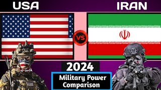 USA vs Iran Millitary Comperison|2024|Iran vs USA power Comperison