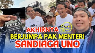 MENEROBOS Pengawal Demi Berjumpa Menteri SANDIAGA UNO di Acara Netas PALEMBANG 2024 | Juju Onyols