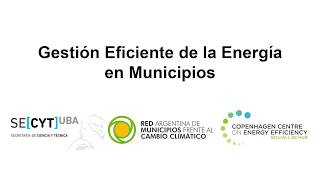 Eficiencia Energética para Municipios - Clase 6 - Módulo 1 - Uso racional y sustentable del agua