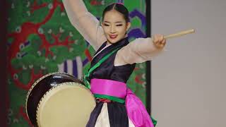 미주고등부 3등 수상 진도북춤! High school 3rd prize winning Jindo drum dance.