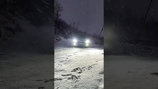 First Snow drive 🥶 #shorts #viral #ytshorts #trending #snow #snowfall