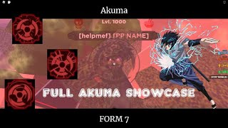 (Akuma) [FULL SHOWCASE] IN UNDER 2 MINUTES {SHINDO LIFE}