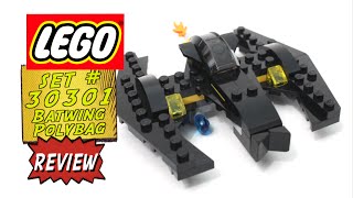 Lego 30301 Batwing Polybag unboxing and review.