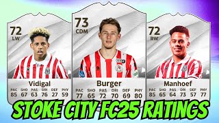 ‘STOKE CITY FC’ EAFC 25 RATINGS ft.Burger, Manhoef, Vidigal & More! (FIFA 25 Ratings)