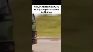 #NVIDIA releasing a GPU with good performance AND price #budget #affordablepc #pcflipping