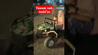 masyaallah tabarakallah fawwaz naik mobil"an #mobile #mainananak #seruseruan