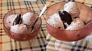 HOME-MADE OREO ICECREAM WITHOUT USING A MACHINE//QUICK AND EASY