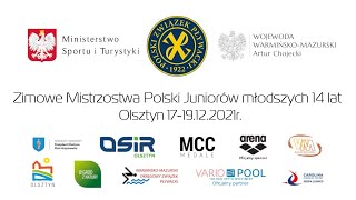 2F - Zimowe Mistrzostwa Polski Juniorów młodszych 14 lat - Olsztyn 2021