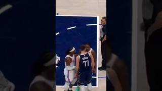 WHAT HAPPENED!? Things get heated in #Thunder #Mavs game 4 🔥 #nba #basketball #luka #doncic #shorts